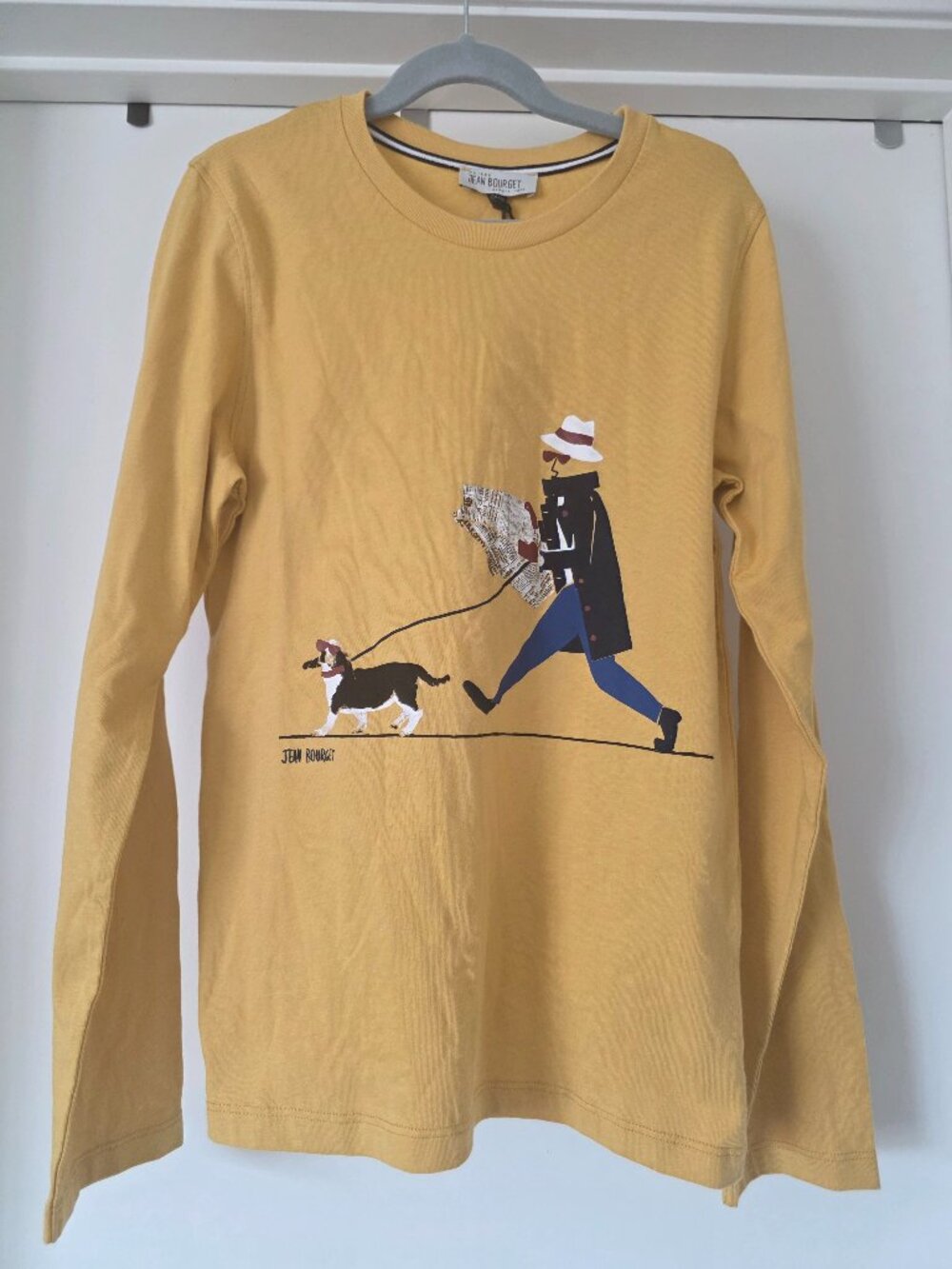 NEW Maison Jean Bourget Boy's Youth T-Shirt Tee Cafe De Flore Paris Size 10 12